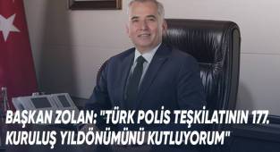 Başkan Zolan'dan 10 Nisan Mesajı