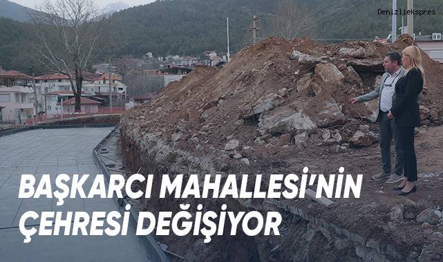 Başkarcı'da yeni meydan ve pazaryeri çalışmaları başladı
