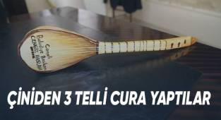 Çiniden 3 telli cura yaptılar
