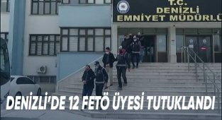 Denizli'de 12 FETÖ üyesi tutuklandı
