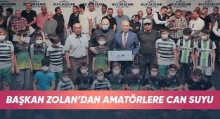 Denizli’de 179 amatör spor kulübüne 2 milyonluk can suyu