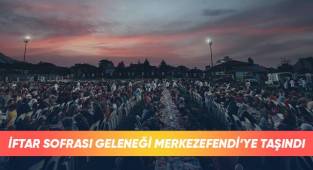 Denizli’de iftar sofraları kurulmaya devam ediyor