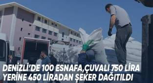Denizli'de üreticiye 27 ton ucuz şeker dağıtıldı