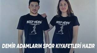 Denizli’de üretilen kıyafetler, milli sporcular tarafından tanıtıldı