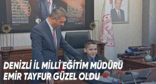 Denizli İl Milli Eğitim Müdürü Emir Tayfur Güzel Oldu