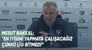 Denizlispor Teknik Direktörü Mesut Bakkal: