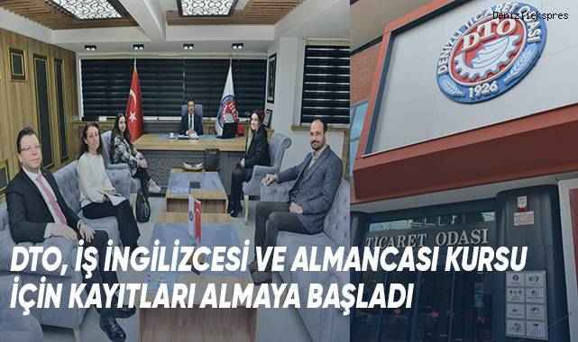 DTO, İş İngilizcesi Ve Almancası Kursu için Kayıtları Almaya Başladı