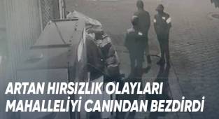 Elektrikli motoru çalan 3 şüpheli kameraya yansıdı