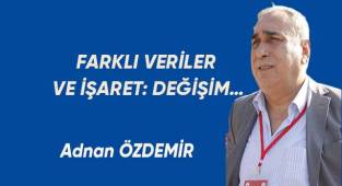 Farklı veriler ve işaret :Değişim…
