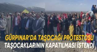 ÇİVRİL-GÜRPINAR'DA KALKER OCAĞI İSYANI!...