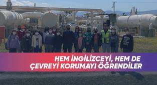 Hem İngilizceyi, hem de çevreyi korumayı öğrendiler