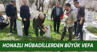 HONAZLI MÜBADİLLERDEN BÜYÜK VEFA