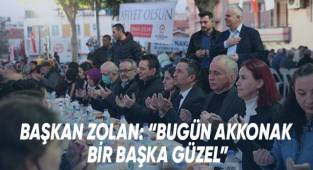 İftar sofrası Akkonak’ta kuruldu