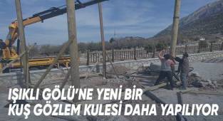Işıklı’da yeni kuş gözlem kulesiyle 272 kuş türü izlenebilecek