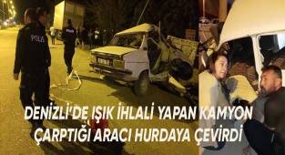 Kamyonun çarptığı otomobildeki karı kocaya ilk müdahaleyi vatandaşlar yaptı