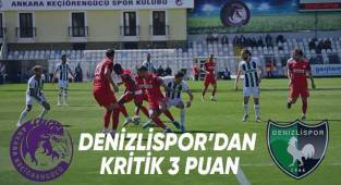 Ankara Keçiörengücü: 0 - Denizlispor: 1