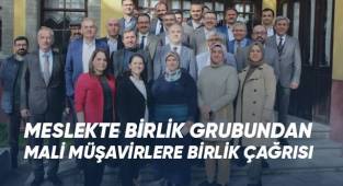 Meslekte Birlik Grubundan mali müşavirlere birlik çağrısı