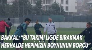 Mesut Bakkal: “Bu takımı ligde bırakmak herhalde hepimizin boynunun borcu oldu”