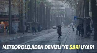 Meteorolojiden Denizli’ye sarı uyarı