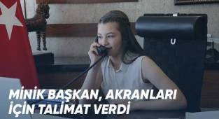 Minik Başkan, Akranları İçin Talimat Verdi