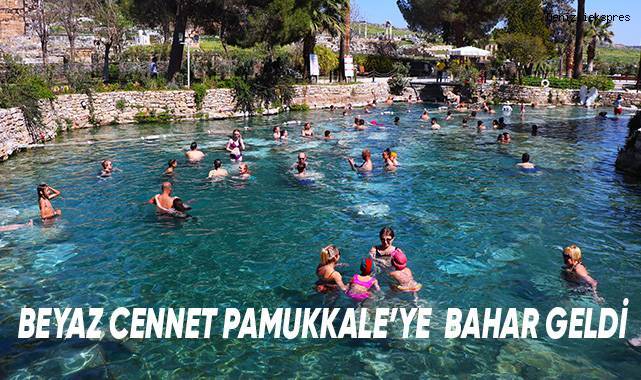 Pamukkale, Balkan ülkeleri ve Rusya'daki soğuktan kaçanların akınına uğradı