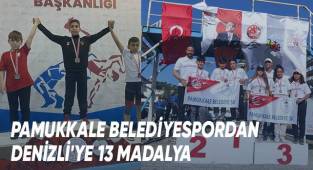 Pamukkale Belediyespor'dan Denizli'ye 13 Madalya