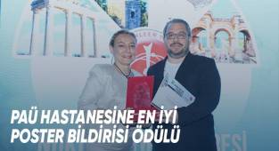PAÜ Hastanesine En İyi Poster Bildirisi Ödülü