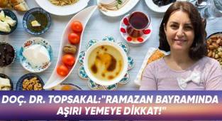 Ramazan’dan sonra aşırı yemek tüketimine dikkat!