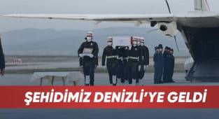 Şehidimiz Denizli'ye Geldi