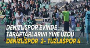 Spor Toto 1. Lig: Denizlispor: 2 - Tuzlaspor: 4