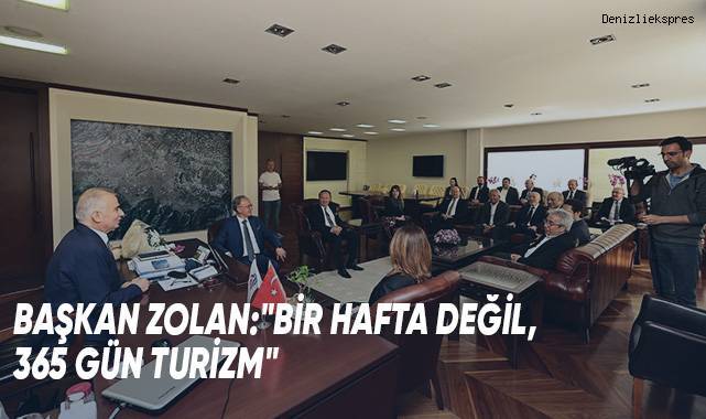 Turizmcilerden Başkan Osman Zolan’a ziyaret