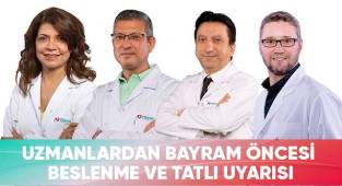 Uzmanlardan bayram öncesi beslenme ve tatlı uyarısı
