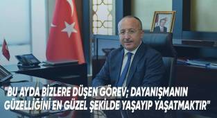 Vali Ali Fuat Atik’in “Ramazan Ayı” Mesajı