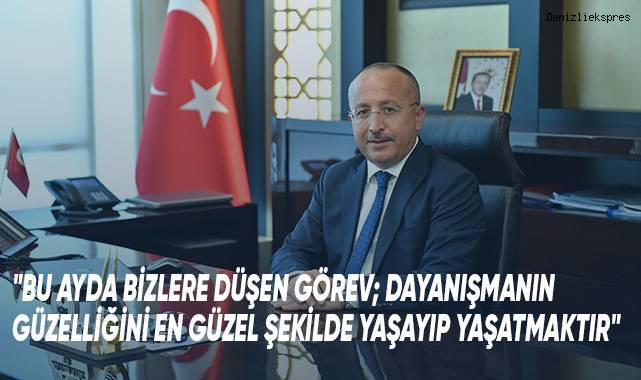 Vali Ali Fuat Atik’in “Ramazan Ayı” Mesajı