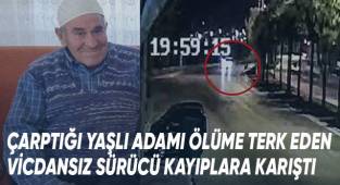 Yaşlı adama çarparak ölümüne neden olan vicdansız sürücü 10 gündür aranıyor