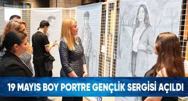 19 Mayıs Boy Portre Gençlik Sergisi Açıldı