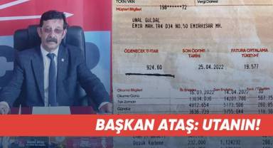 Başkan Ataş: Utanın!