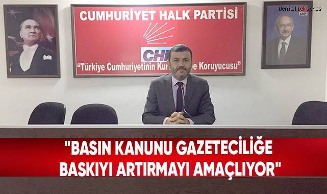 Başkan Çavuşoğlu;Basın KanununYasa Teklifini Eleştirdi