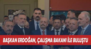 Başkan Erdoğan, Çalışma Bakanı ile buluştu