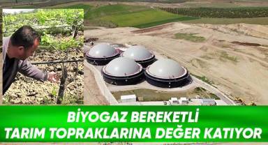 Biyogaz bereketli tarım topraklarına değer katıyor