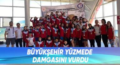 Büyükşehir Yüzmede Damgasını Vurdu