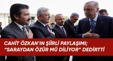 Cahit Özkan; Saraydan özür mü diliyor?
