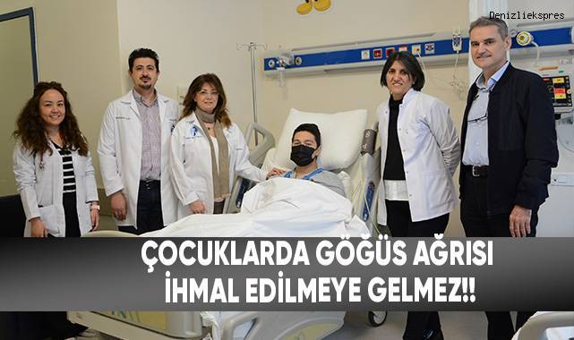 Çocuklarda göğüs ağrısı ihmal edilmeye gelmez!!