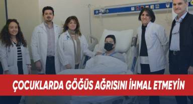 Çocuklarda göğüs ağrısını ihmal etmeyin