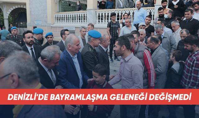 Denizli'de bayramlaşma geleneği değişmedi