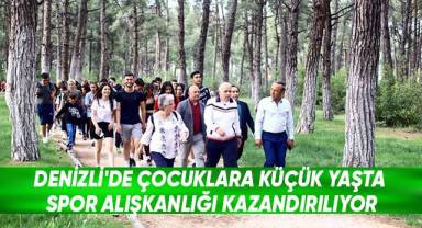 Denizli'de Çocuklara Küçük Yaşta Spor Alışkanlığı Kazandırılıyor