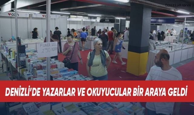 Denizli’de yazarlar ve okuyucular bir araya geldi