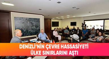 Denizli’nin Çevre Hassasiyeti Ülke Sınırlarını Aştı