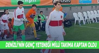 Denizli’nin genç yeteneği milli takıma kaptan oldu