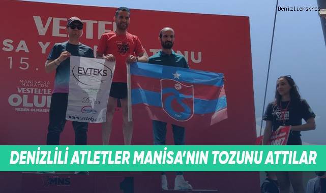 Denizlili atletler Manisa’nın tozunu attılar